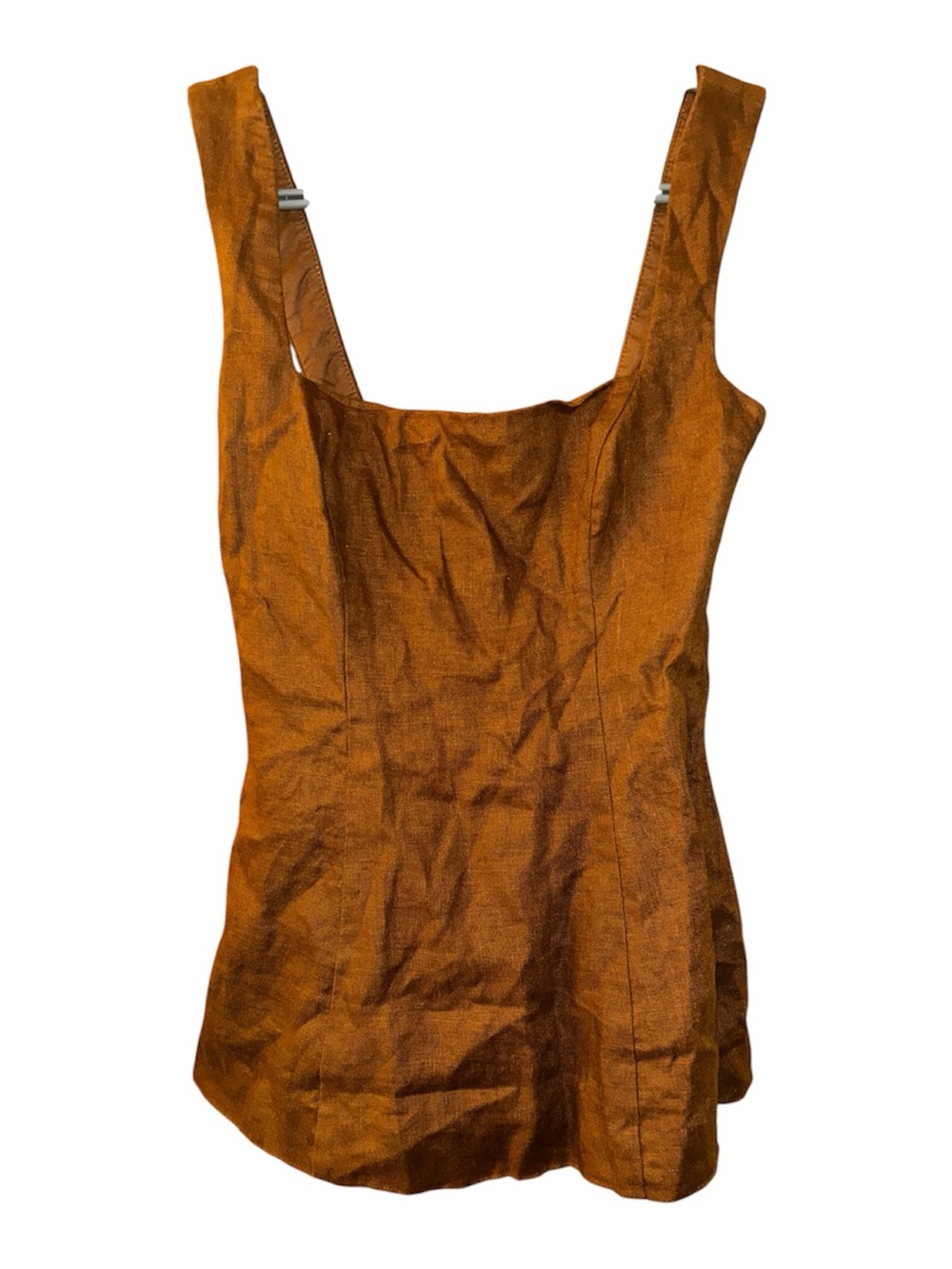 Women's Rust Square-Neck Tank Top